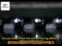 ¿Sabe cómo se produce el efecto autocentrado de la soldadura de reflujo SMT?